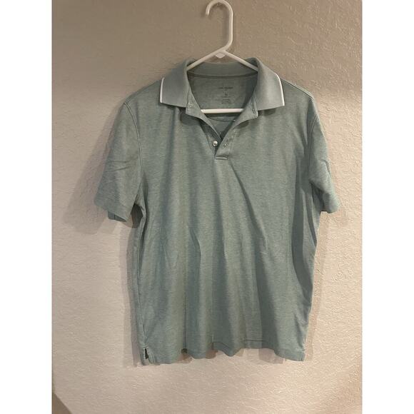 Lands End Men’s Medium Light Green Polo Shirt - Picture 1 of 4
